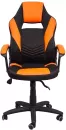 Кресло AksHome Tiger (черный/оранжевый) фото 2