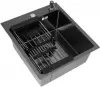 Кухонная мойка ALLBA 450x500 Black PVD Decor фото 2