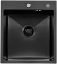 Кухонная мойка ALLBA 450x500 Black PVD Decor фото 3