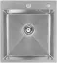 Кухонная мойка ALLBA 450x500 Satin Decor фото 3