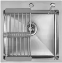 Кухонная мойка ALLBA 500x500 Satin Decor icon