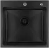 Кухонная мойка ALLBA 550x500 Black PVD Decor фото 3