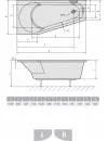 Акриловая ванна Alpen Projekta 160x80 L фото 2