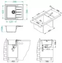 Кухонная мойка Alveus Cadit 10 (песчаный) icon 2