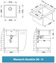 Кухонная мойка Alveus Monarch Quadrix 30 (антрацит) icon 2