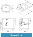 Кухонная мойка Alveus Quadrix 50 icon 2
