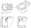 Кухонная мойка Alveus Zoom 20 Leinen icon 2