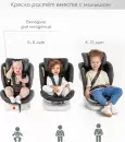 Детское автокресло Amarobaby Champion Isofix AMARO-2008CH-Se/Bi (серый/бирюзовый) фото 4