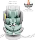 Детское автокресло Amarobaby Champion Isofix AMARO-2008CH-Se/Bi (серый/бирюзовый) фото 6