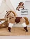 Каталка детская Amarobaby Funny Horse Лошадка (бежевый) icon 2