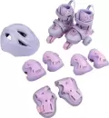 Роликовые коньки Amarobaby Glide AB23-35TN/2206-25 (р.25-28, фиолетовый/розовый) icon