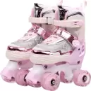 Роликовые коньки Amarobaby Glory AB24-35GL/0306-26 (р.26-29, бежевый/розовый) icon