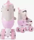 Роликовые коньки Amarobaby Glory AB24-35GL/0306-26 (р.26-29, бежевый/розовый) icon 2