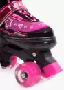 Роликовые коньки Amarobaby Glory AB24-35GL/0925-26 (р.26-29, черный/фуксия) icon 4