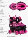 Роликовые коньки Amarobaby Glory AB24-35GL/0925-26 (р.26-29, черный/фуксия) icon 9