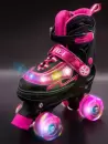 Роликовые коньки Amarobaby Glory AB24-35GL/0925-34 (р.34-37, черный/фуксия) icon 11