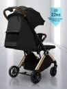Детская прогулочная коляска Amarobaby Handy / AB25-10HANDY/0929 (черный/золотой) icon 10