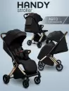 Детская прогулочная коляска Amarobaby Handy / AB25-10HANDY/0929 (черный/золотой) icon 5
