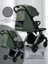 Детская прогулочная коляска Amarobaby Handy / AB25-10HANDY/1330 (зеленый/серебряный) icon 3