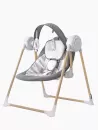 Качели для новорожденных Amarobaby Wooden Swing (серый) icon