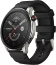 Умные часы Amazfit GTR 4 (серебристый, с черным ремешком из фторэластомера) icon