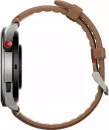 Умные часы Amazfit GTR 4 (серебристый, с коричневым кожаным ремешком) фото 2