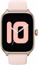 Умные часы Amazfit GTS 4 (золотистый, с розовым ремешком из фторэластомера) фото 2