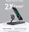 Беспроводное зарядное Anker MagGo Wireless Charging Station 3-in-1 A25M1 25W (черный) фото 7