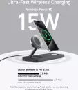 Беспроводное зарядное Anker MagGo Wireless Charging Station 3-in-1 A25M1 25W (черный) фото 8