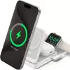 Беспроводное зарядное Anker MagGo Wireless Charging Station Foldable 3-in-1 B2557 25W (белый) фото 2