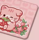 Коврик для мыши Akko Cat Theme (розовый) фото 6