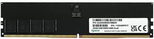 Оперативная память Apacer 32ГБ DDR5 4800 МГц AU32GHB48CTBBGH icon