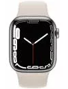 Умные часы Apple Watch Series 7 LTE 41 мм (сталь серебристый/звездный свет) фото 2