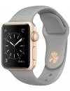 Умные часы Apple Watch 38mm Gold with Concrete Sport Band (MNNJ2) icon