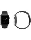 Смарт-часы Apple Watch 38mm Stainless Steel with Black Sport Band (MJ2Y2) фото 2