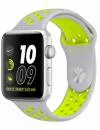 Умные часы Apple Watch Nike+ 38mm Silver with Flat Silver/Volt Nike Band (MNYP2) icon