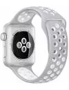 Умные часы Apple Watch Nike+ 38mm Silver with Flat Silver/White Nike Band (MNNQ2) фото 2