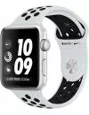 Умные часы Apple Watch Nike+ 42mm Silver Aluminum Case with Pure Platinum/Black Nike Sport Band (MQL32) icon