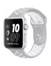 Умные часы Apple Watch Nike+ 42mm Silver with Flat Silver/White Nike Band (MNNT2) icon