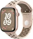 Умные часы Apple Watch Nike Series 10 46 мм (алюминиевый корпус, розовое золото/камень пустыни, спортивный силиконовый ремешок M/L) icon