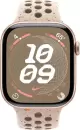 Умные часы Apple Watch Nike Series 10 46 мм (алюминиевый корпус, розовое золото/камень пустыни, спортивный силиконовый ремешок M/L) icon 2
