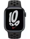 Умные часы Apple Watch Nike Series 7 LTE 41 мм (темная ночь/черный спортивный) фото 2