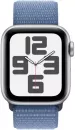 Умные часы Apple Watch SE 2 40 мм (алюминиевый корпус, серебристый/грозовой синий, нейлоновый ремешок) фото 2