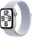 Умные часы Apple Watch SE 2 44 мм (алюминиевый корпус, серебристый/голубой, нейлоновый ремешок)  icon