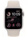 Смарт-часы Apple Watch SE 2 44 мм (алюминиевый корпус, звездный свет/звездный свет, спортивный силиконовый ремешок) фото 2