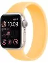 Умные часы Apple Watch SE 2 LTE 40 мм (алюминиевый корпус, звездный свет/солнечное сияние, силиконовый ремешок) фото