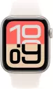 Умные часы Apple Watch SE 3 44 мм (алюминиевый корпус, звездный свет/звездный свет, спортивный силиконовый ремешок S/M) фото 2