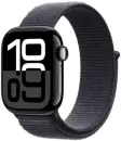 Умные часы Apple Watch Series 10 42 мм (алюминиевый корпус, черный/темно-серый, нейлоновый ремешок) icon