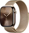 Умные часы Apple Watch Series 10 LTE 42 мм (титановый корпус, золотистый/золотистый, миланская петля) icon
