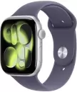 Умные часы Apple Watch Series 11 42 мм (алюминиевый корпус, серебристый/фиолетовый туман, спортивный силиконовый ремешок S/M) icon